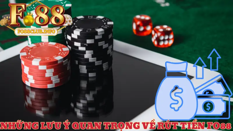 Những lưu ý quan trọng về rút tiền Fo88